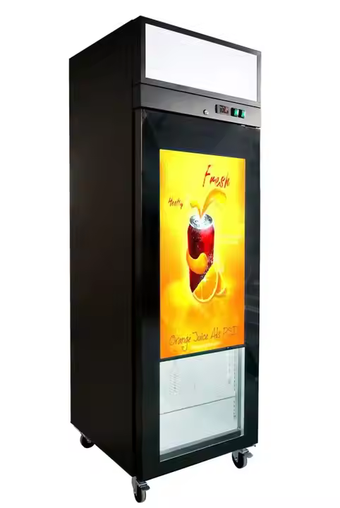Prilagojena prosojna digitalna LCD zaslonska vrata hladilnika