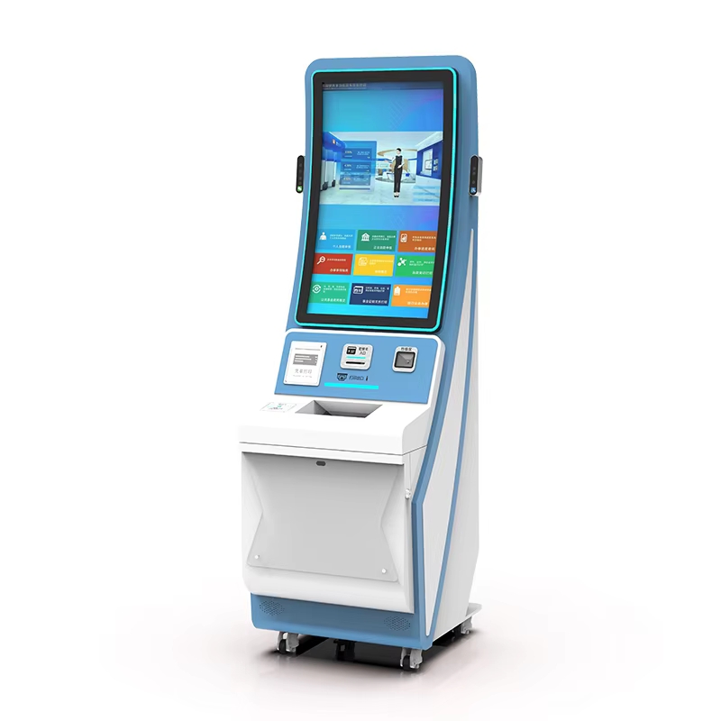 Interaktivni 39 -palčni zaslon na dotik za samoplačilo kiosk s čitalnikom kartic in tiskalnikom A4